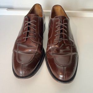 Cole Haan Brown Leather Split Toe Blucher Dress Oxford Men's C02700 Shoes Sz 9 D